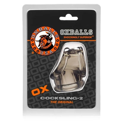 Packaged OXBALLS product with clear plastic cover on a white background