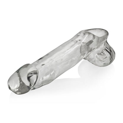 Oxballs Daddy Cocksheath Clear Penis Extender Hollow Sleeve Cock Ring Extension
