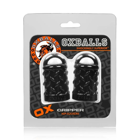 Packaged product with 'OXBALLS' branding on a white background