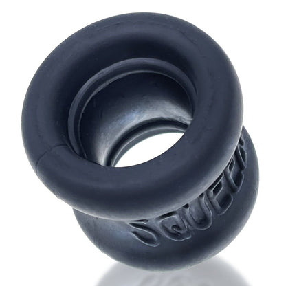 Black cock ring with 'Silicone' branding on a white background