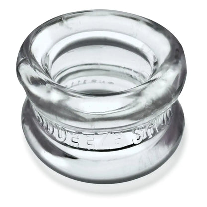 Oxballs Squeeze Short Ballstretcher Cock Ring Testicle Stretcher Bondage BDSM Clear