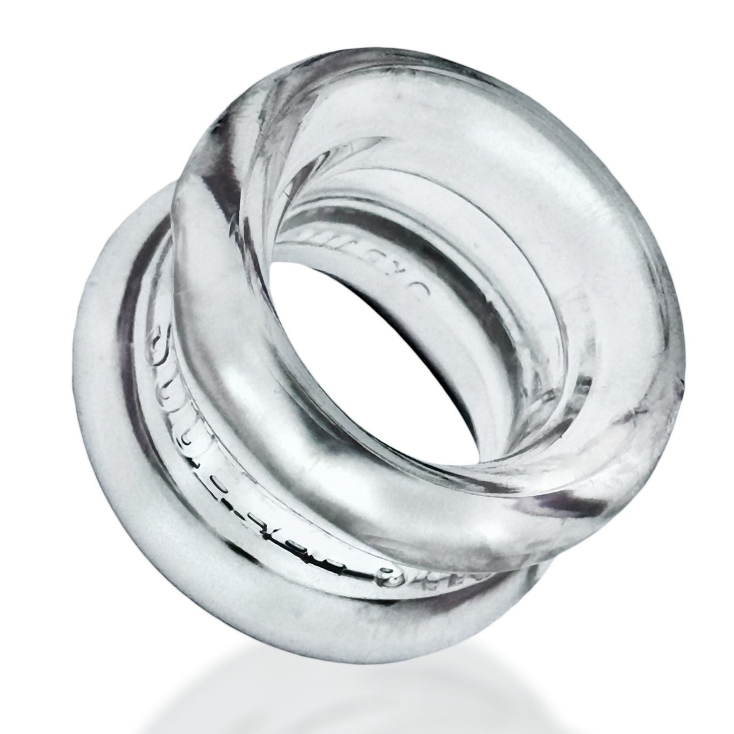 Oxballs Squeeze Short Ballstretcher Cock Ring Testicle Stretcher Bondage BDSM Clear