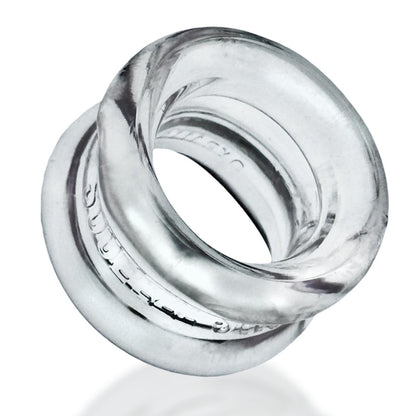 Oxballs Squeeze Short Ballstretcher Cock Ring Testicle Stretcher Bondage BDSM Clear