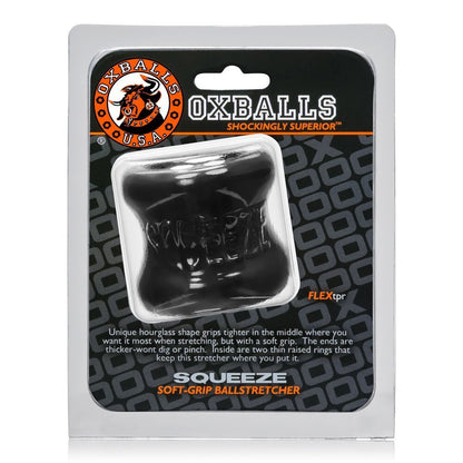 Oxballs Squeeze Soft-Grip Ball Stretcher packaging on a white background