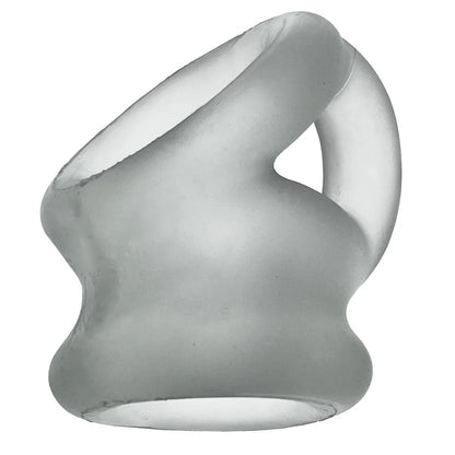 Oxballs Tri-Squeeze 3 Ring Ballstretcher Silicone Cocksling Penis Cock Ring Clear