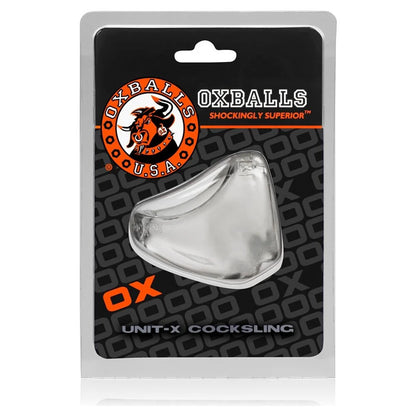 Oxballs Unit-X Cocksling packaging on a white background