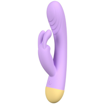 Party Color KENY Rabbit Vibrator Purple Silicone Rechargeable Powerful Massager