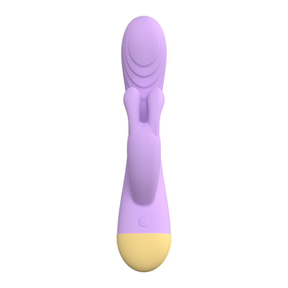 Party Color KENY Rabbit Vibrator Purple Silicone Rechargeable Powerful Massager