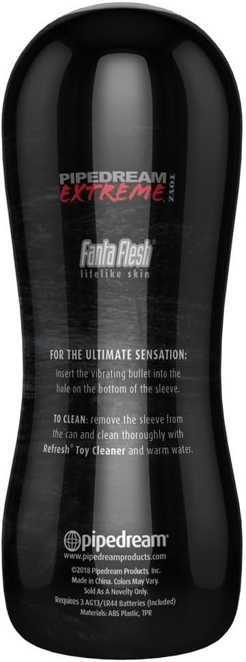 Black packaging of Pipedream Extreme with branding and product details.