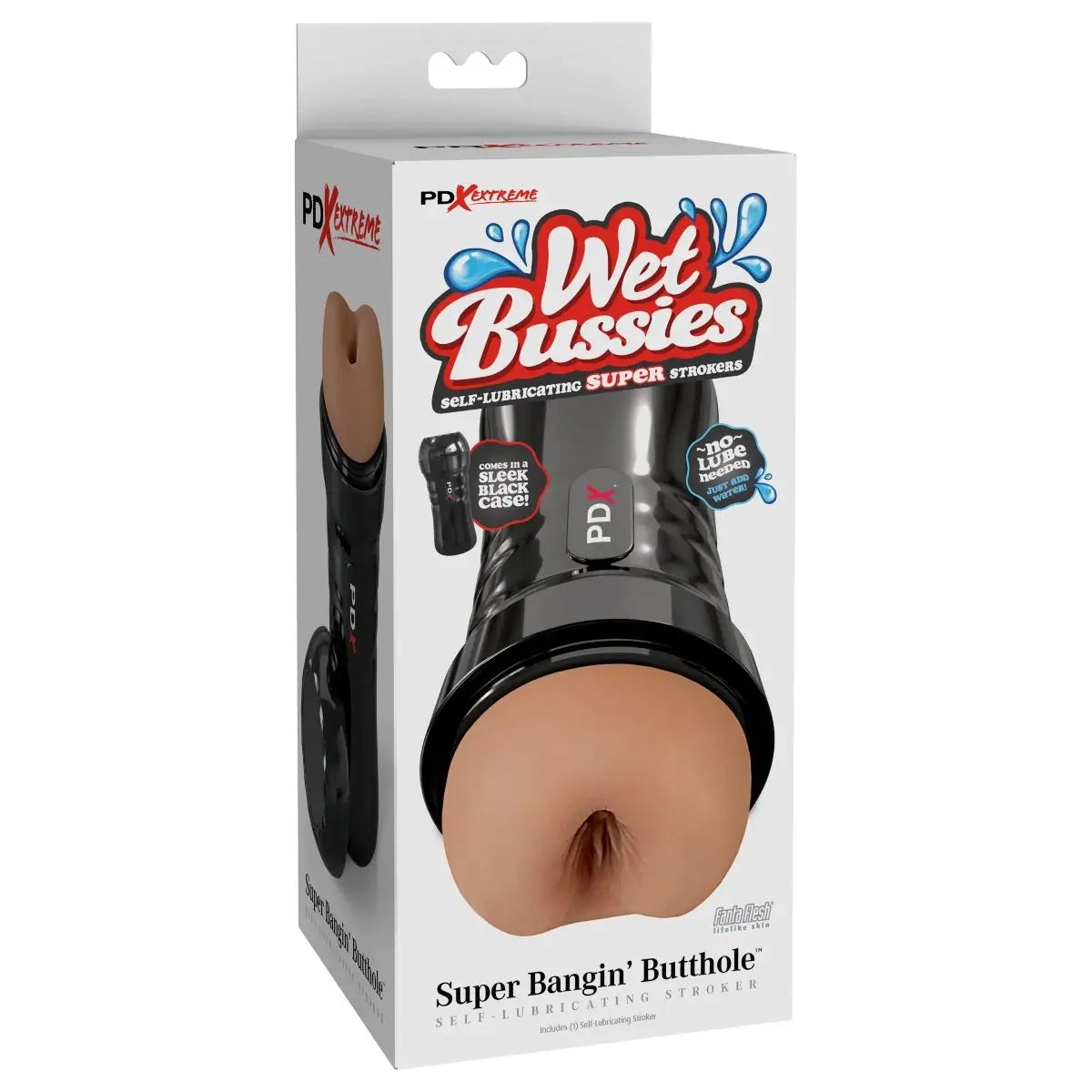 Pipedream PDX Extreme Wet Bussies Super Bangin’ Butthole Male Masturbator Stroker Brown