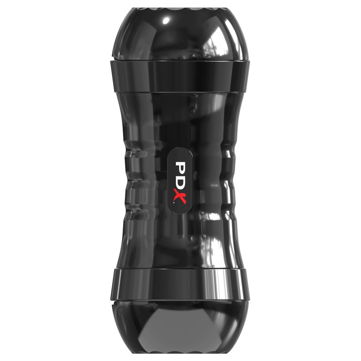 Black cylindrical container with 'PDX' logo on a white background