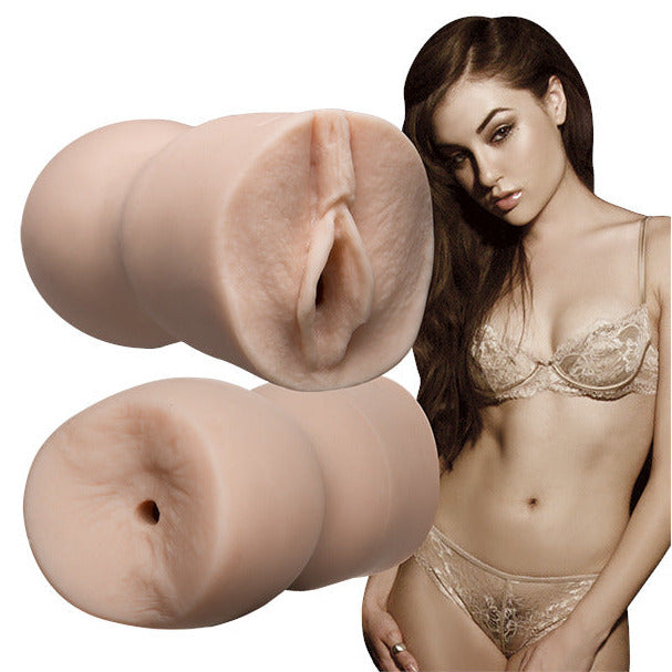 Pornstar Sasha Grey 2 Fuckhole Creampie Pocket Pussy Ass Realistic Male Masturbator