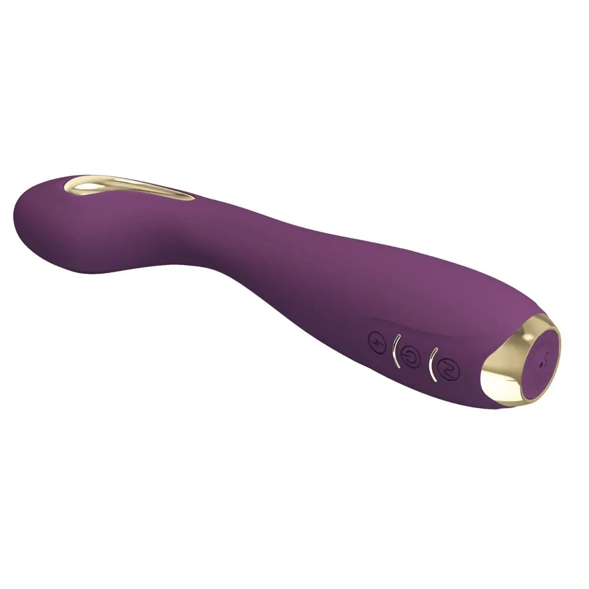 Pretty Love Hector Electro E-Stim Silicone Vibrating G-Spot App Control Massager on a white background