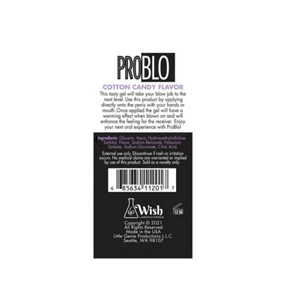 Back label of a product with text and branding on a white background