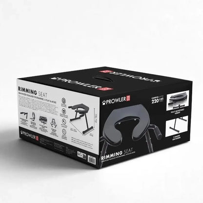 Prowler RED rimming seat packaging box on a white background