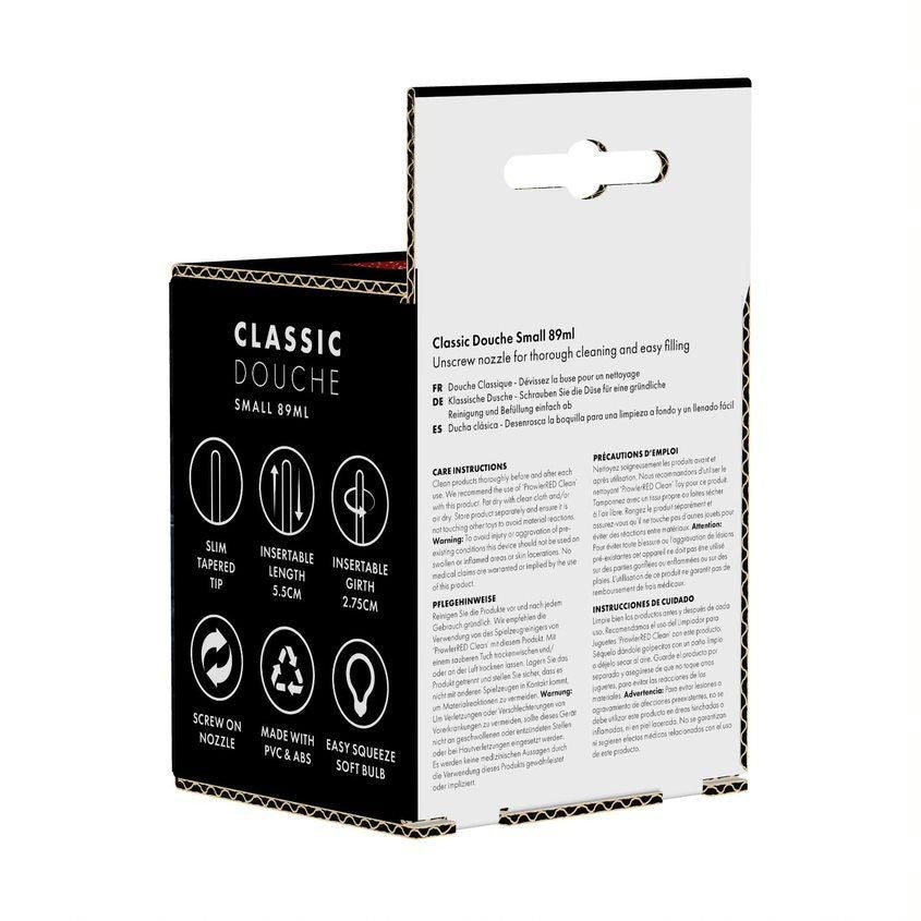 Product packaging with text and icons on a white background