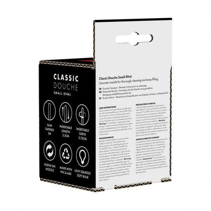 Product packaging with text and icons on a white background