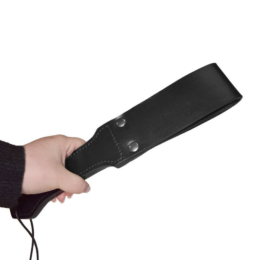 Prowler RED Leather Small Paddle Strap BDSM Fetish Whip Crop Flogger Impact Play