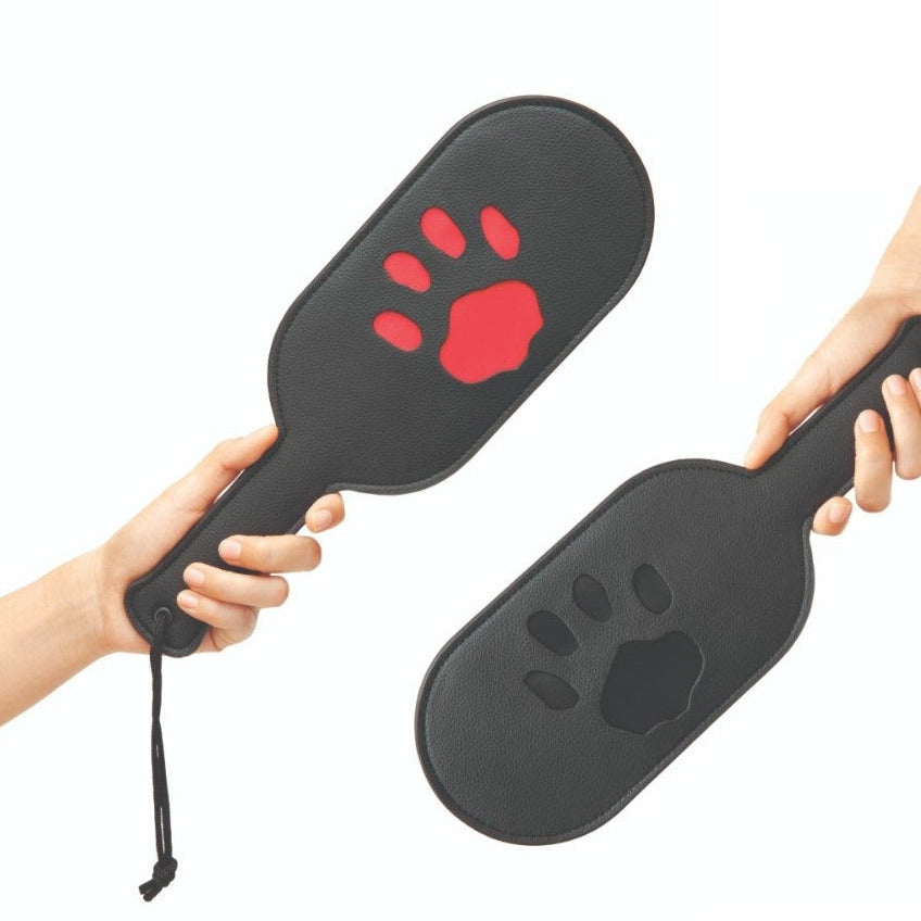 Prowler RED Puppy Paddle Black BDSM Fetish Whip Crop Flogger Impact Play Petplay