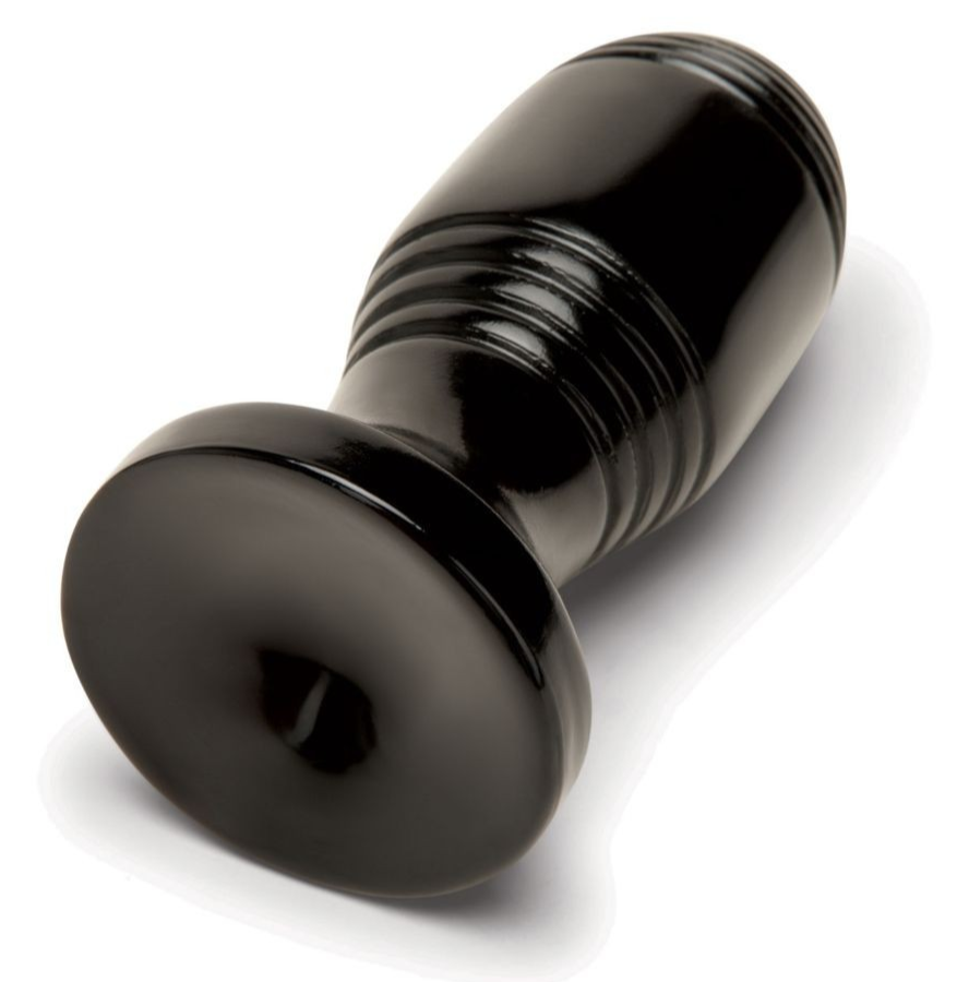 Prowler RED Ribbed 4.5 Inch Anal Butt Plug Dildo Probe Prostate BDSM Bondage PVC