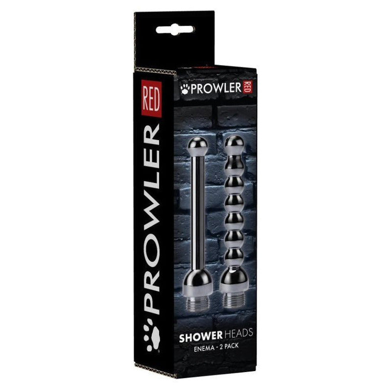 Prowler shower heads packaging on a white background