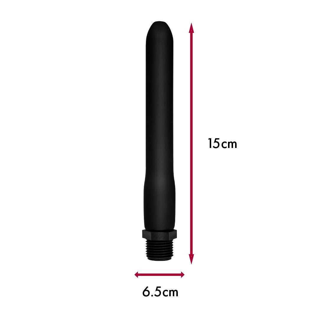 Prowler RED Shower Shot 6 Inch Douche Anal Enema Nozzle Silicone Cleaning Kit