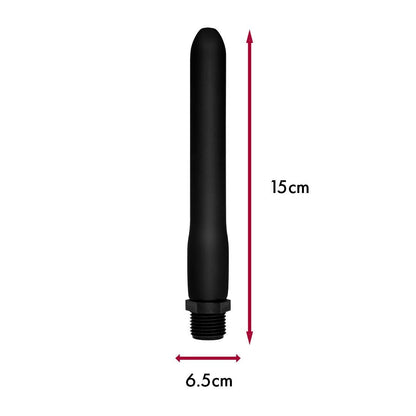 Prowler RED Shower Shot 6 Inch Douche Anal Enema Nozzle Silicone Cleaning Kit
