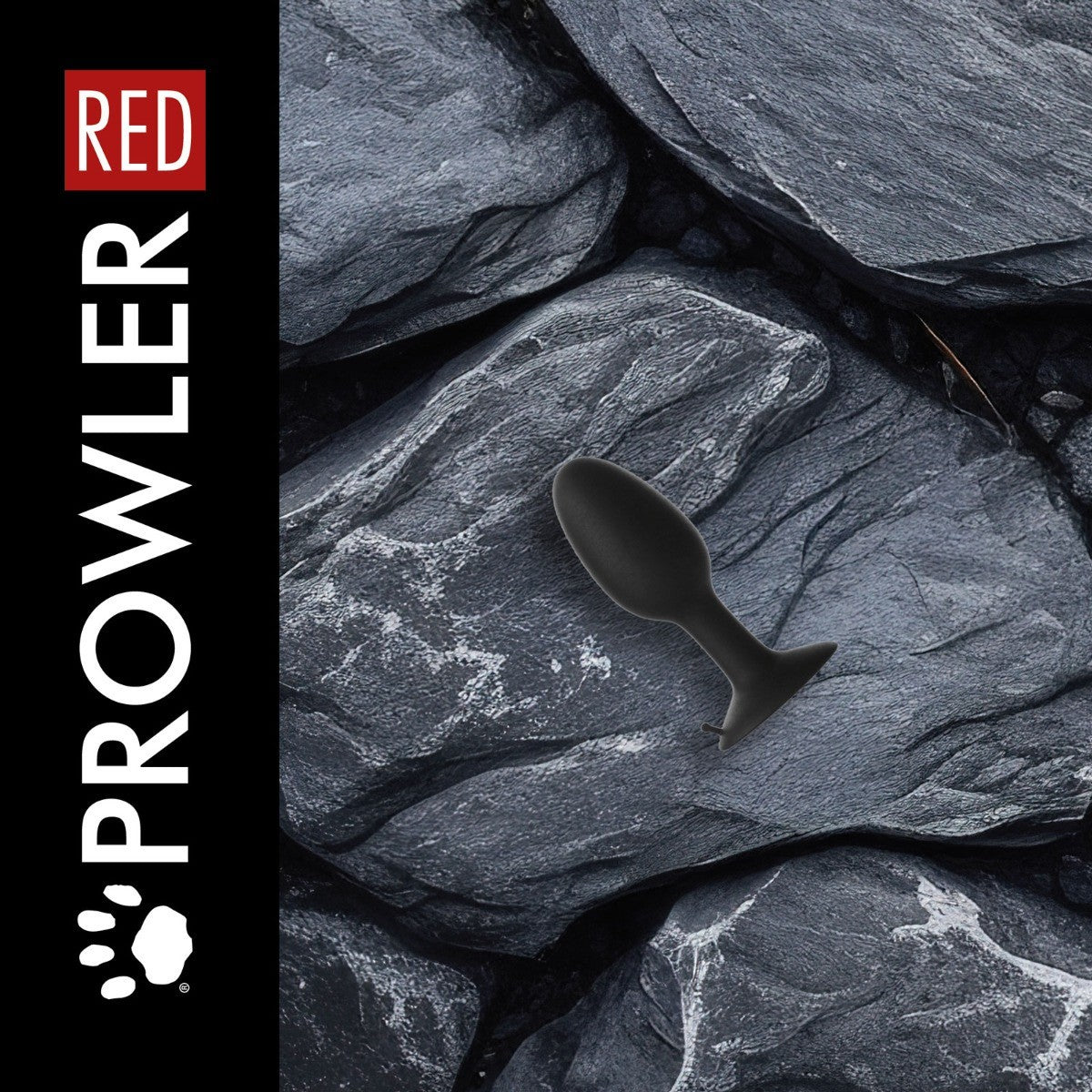 Prowler RED Small Weighted Oscillating Anal Butt Plug Dildo Suction Cup Silicone