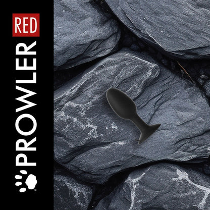 Prowler RED Small Weighted Oscillating Anal Butt Plug Dildo Suction Cup Silicone