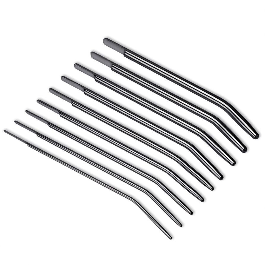 Prowler RED Stainless Steel Penis Plug Dilator Sounding Set BDSM Fetish Sex Kit