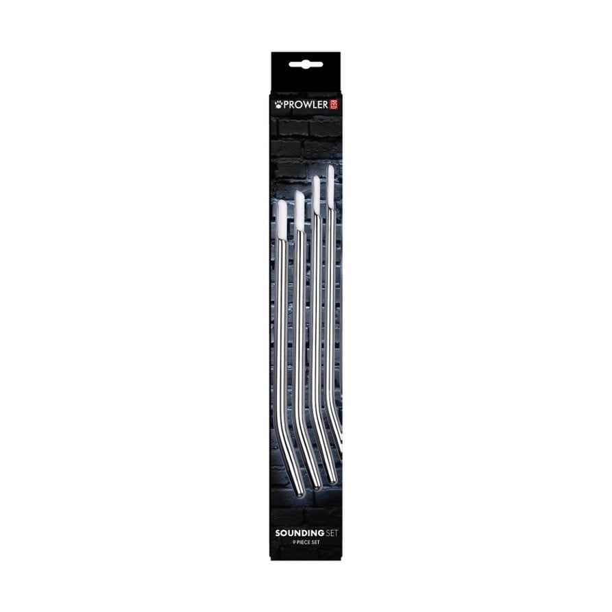 Packaged set of metal sounding tools with Prowler branding on a white background