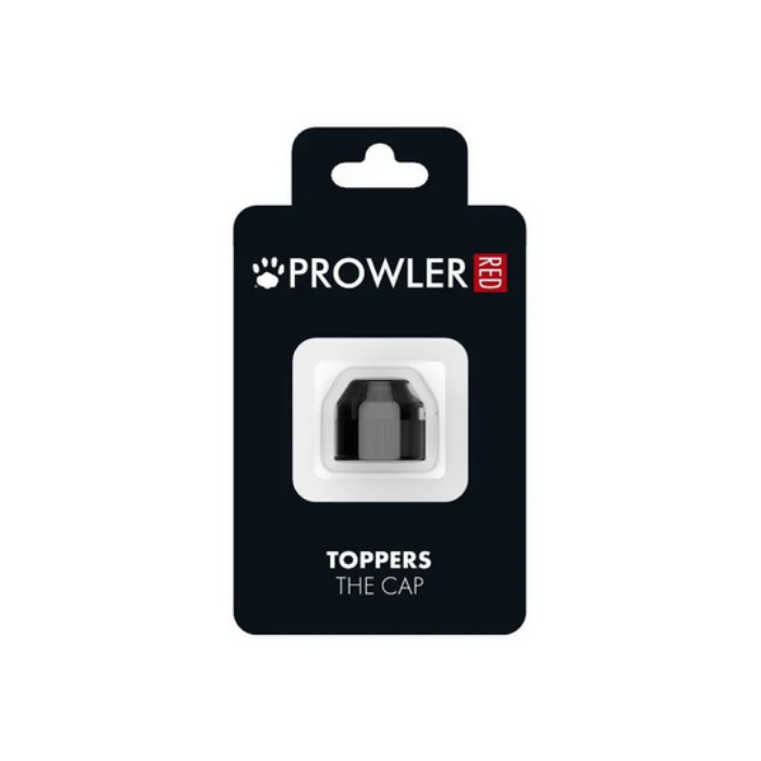 Prowler top cap packaging on a white background