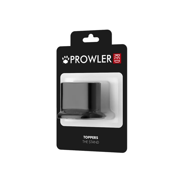 Prowler Red product packaging with a black stand on a white background