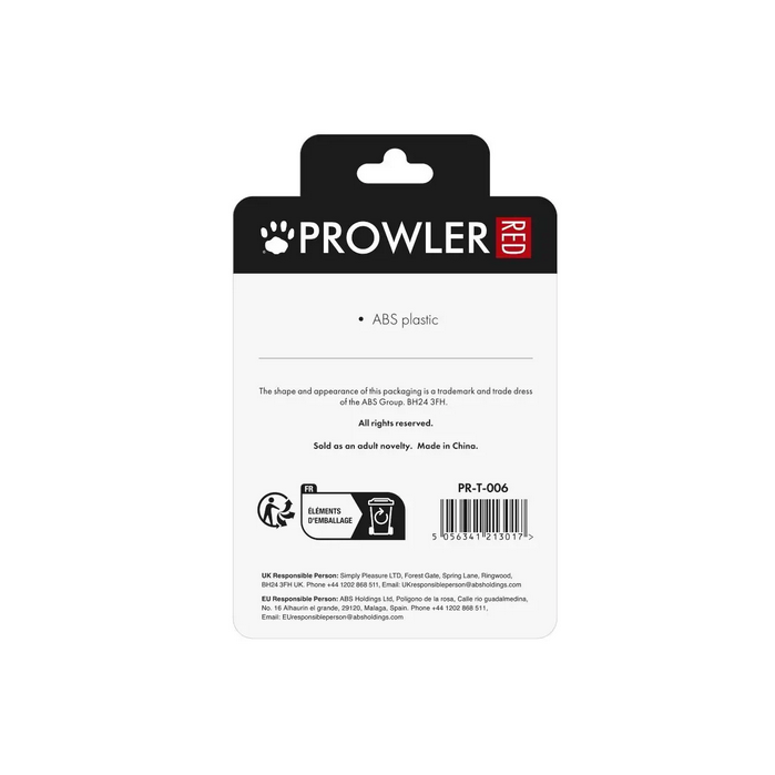 Prowler product packaging with brand logo and text on a white background