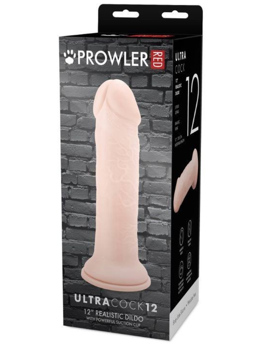 Prowler Ultra Cock 12 packaging with a brick wall background