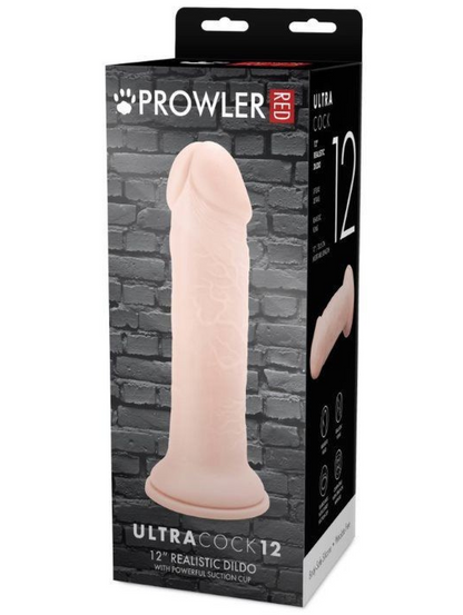 Prowler Ultra Cock 12 packaging with a brick wall background