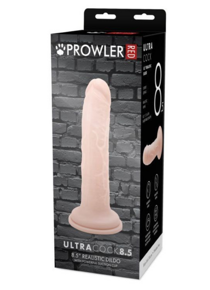 Prowler Ultra Cock 8.5 packaging with brick wall background