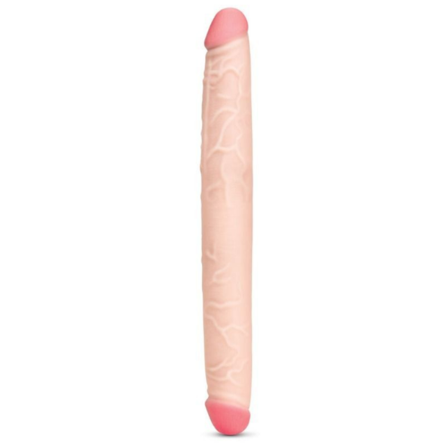 Sexual product with pink cap on a white background