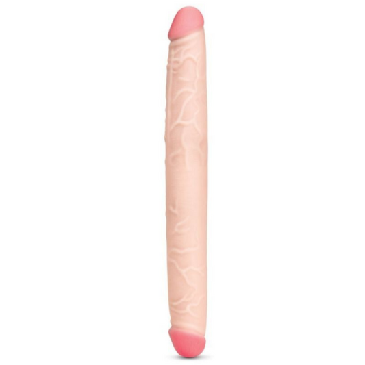 Sexual product with pink cap on a white background