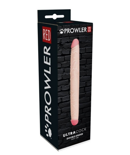 Prowler UltraCock packaging with a black brick wall background