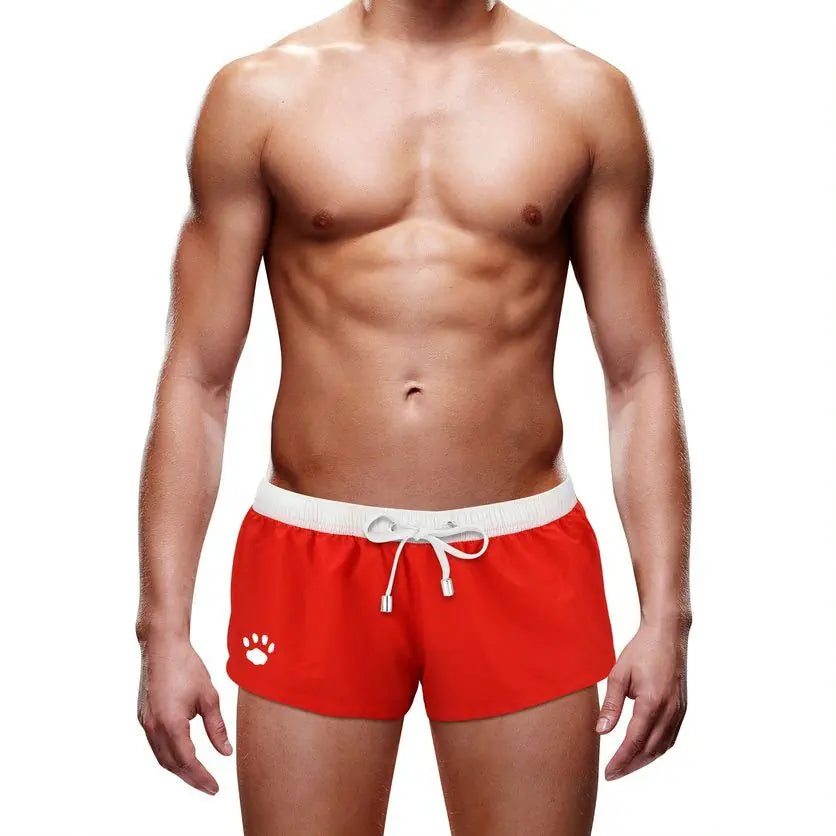 Prowler Swim Trunk Red XSmall - XXLarge on a white background