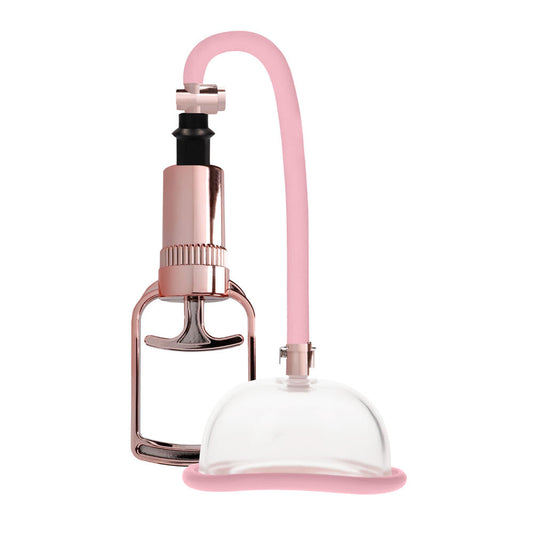 Pumped Pussy Pump Rose Gold Vacuum Transparent Sexy Female Enhancer Suction Cup