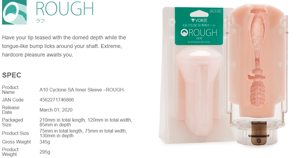 Product packaging of a sexual product with branding and specifications.
