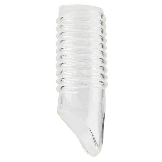 Rev-Sleeves Ribbed Penis Cock Sleeve Extension with Ball Loop Girth Extender