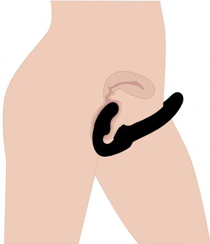 Revolver Strapless Strap-On Double End Pegging Dildo Anal Clitoral G-Spot