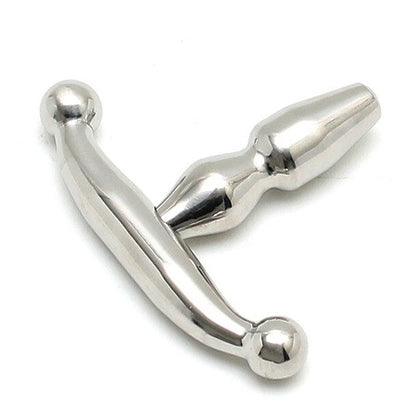 Rimba Bondage Play Small Stainless Steel Urethral Penis Plug CBT on a white background