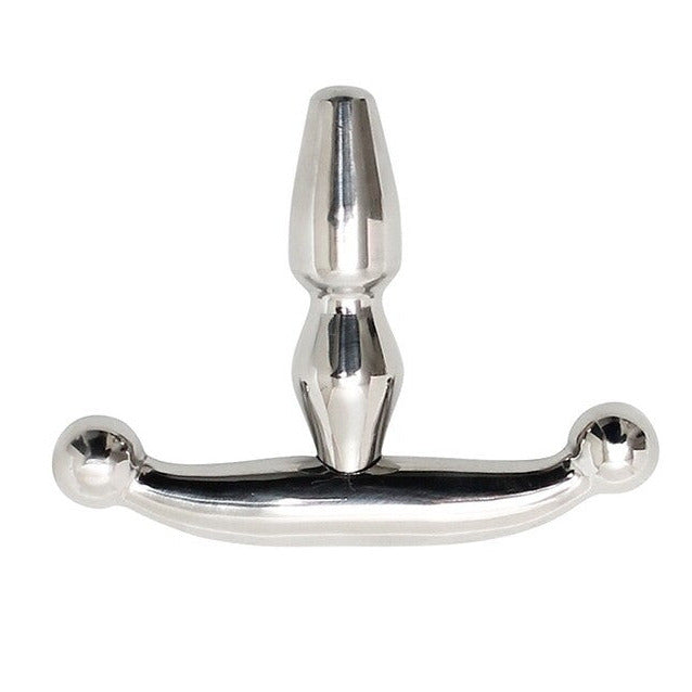 Rimba Bondage Play Small Stainless Steel Urethral Penis Plug CBT on a white background