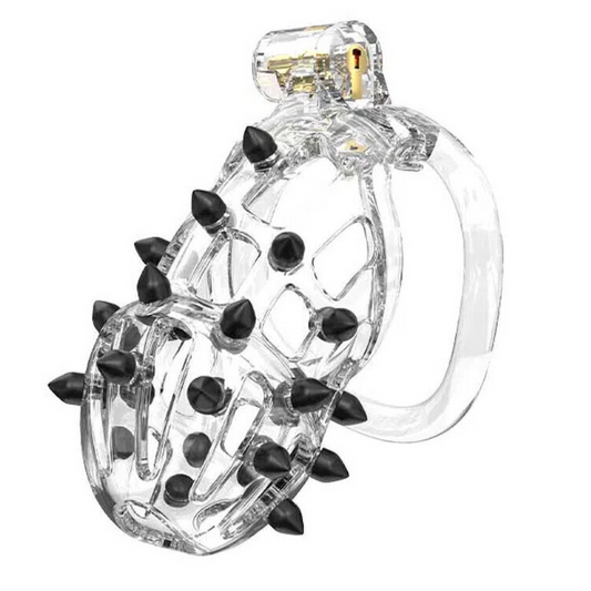 Rimba P-Cage PC09 Medium Male Spiked Chastity Cage Bondage BDSM Fetish Sissy