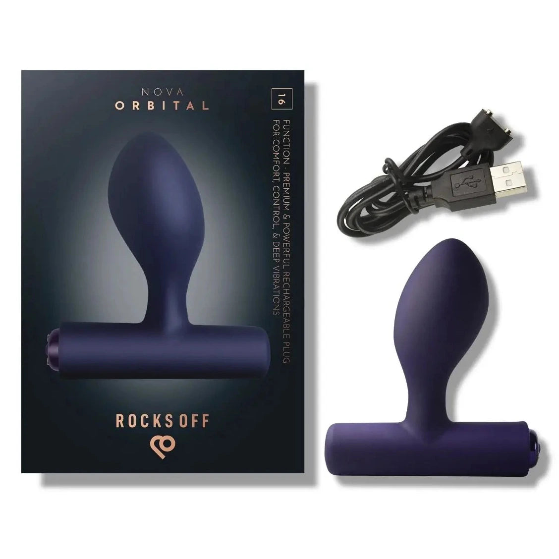 Rocks Off Nova Orbital Male Prostate Massager Anal Butt Plug Vibrator –  Pleasure Empire