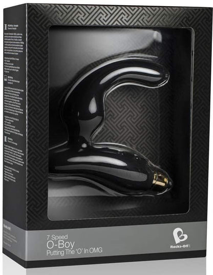 Black and gold O-Boy product in packaging with visible branding